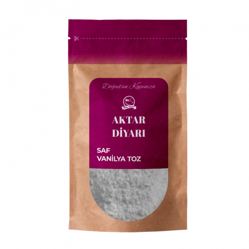 Vanilya Toz Saf Şekersiz 250 gr Aktar Diyarı